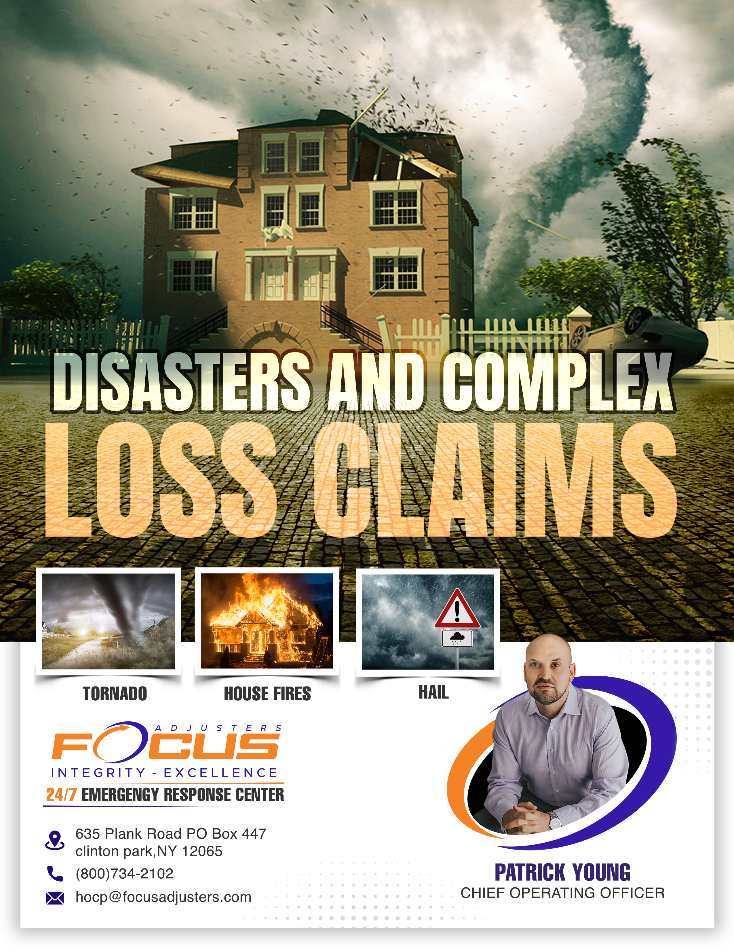 Diseño Publicitario por SAI DESIGNS para Fort Orange Claim Service, Inc. | Diseño #27868698