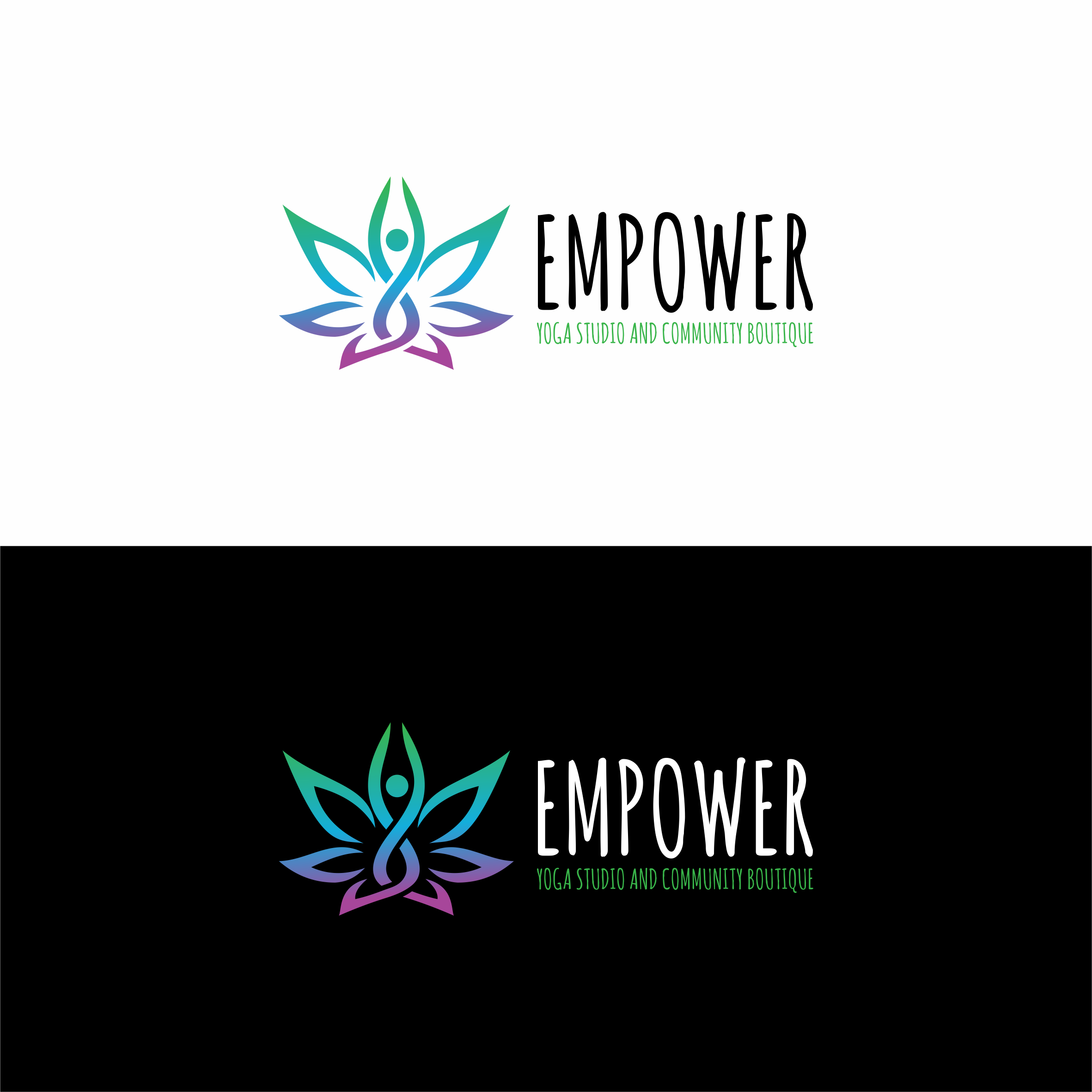 Logo Design by achil78 for Empower - Yoga Studio & Community Boutique  | Design #27893097