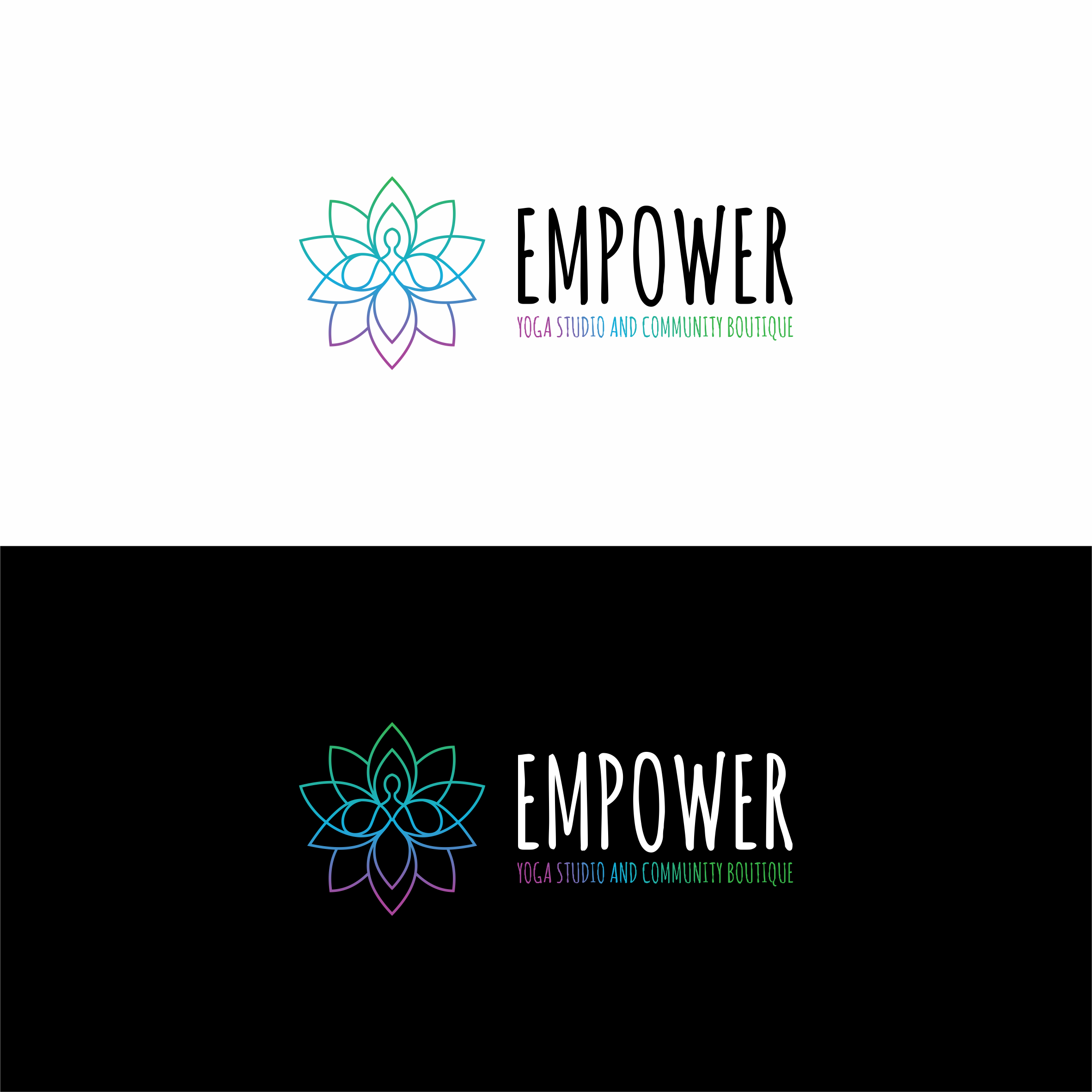 Logo Design by achil78 for Empower - Yoga Studio & Community Boutique  | Design #27893172