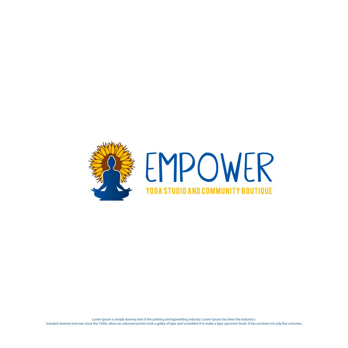 Logo Design by creative.bugs for Empower - Yoga Studio & Community Boutique  | Design #27867979