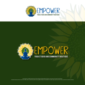 Logo Design by creative.bugs for Empower - Yoga Studio & Community Boutique  | Design: #27872531