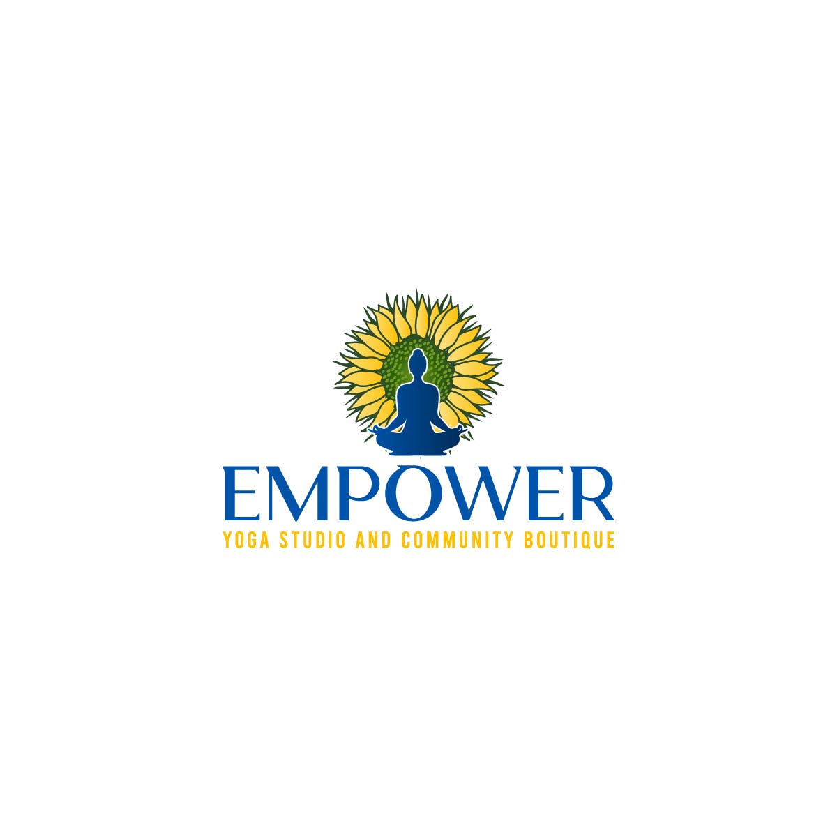 Diseño de Logo por creative.bugs para Empower - Yoga Studio & Community Boutique  | Diseño #27903984