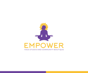 Logo Design by ecorokerz for Empower - Yoga Studio & Community Boutique  | Design: #27866535