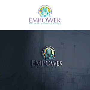 Logo Design by Maxo-Biz for Empower - Yoga Studio & Community Boutique  | Design: #27867154