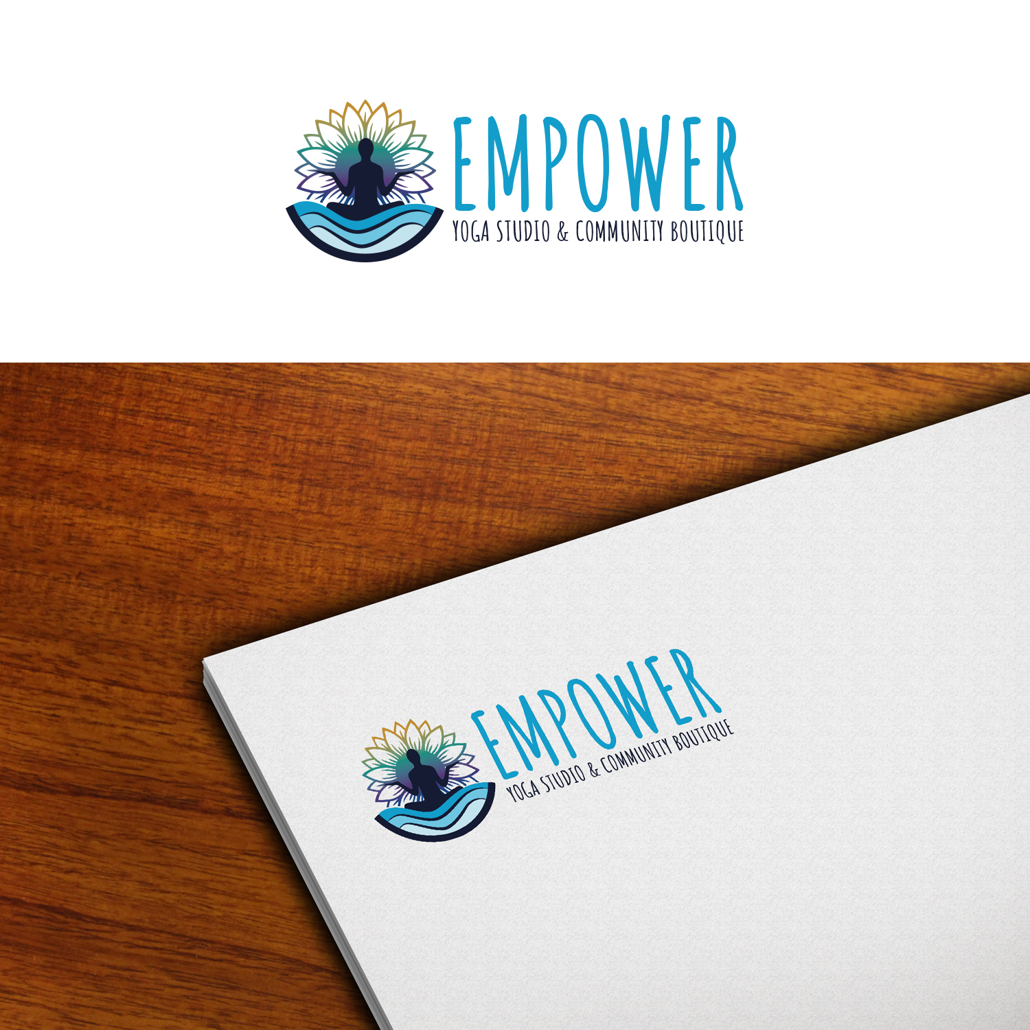 Logo Design by Maxo-Biz for Empower - Yoga Studio & Community Boutique  | Design #27868827