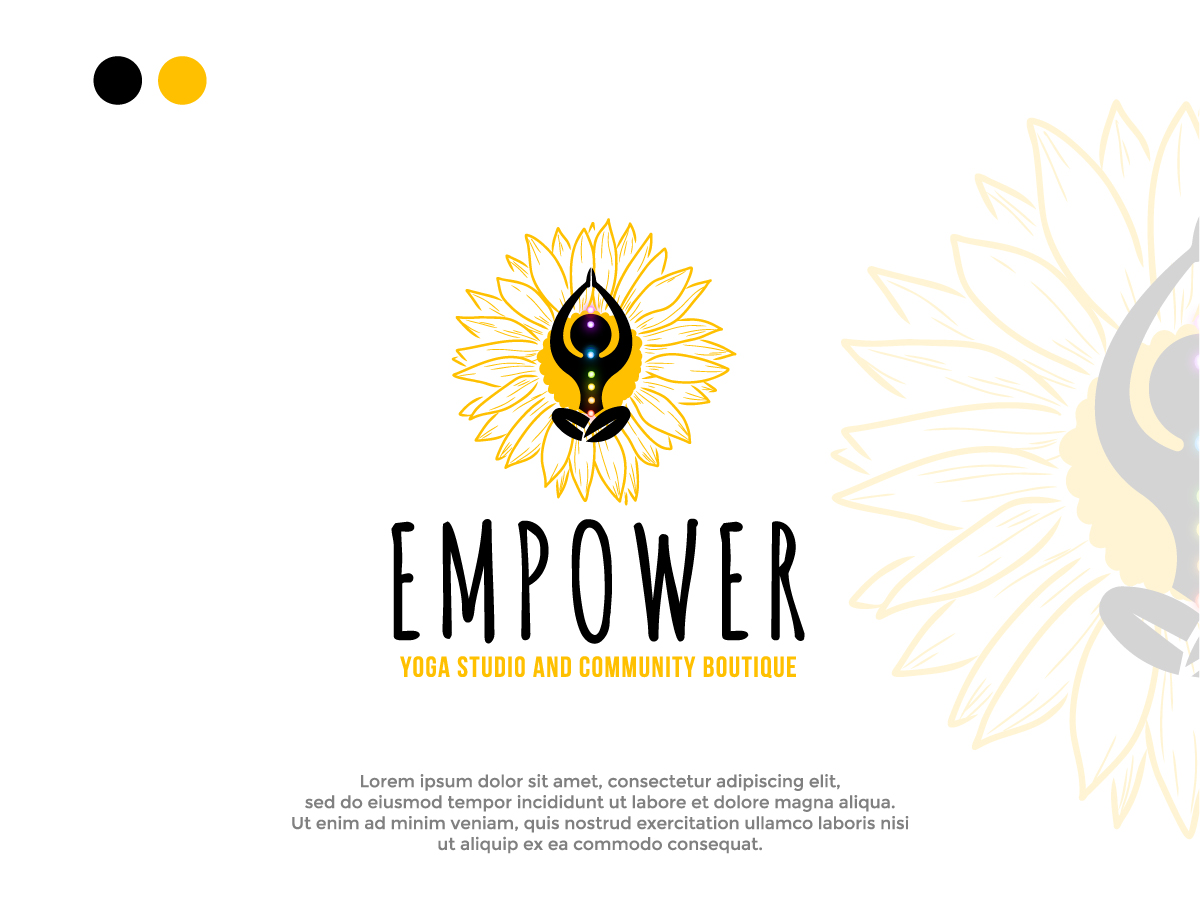 Logo-Design von Nova Tech Solutions für Empower - Yoga Studio & Community Boutique  | Design #27868257