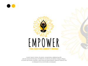 Logo Design by Nova Tech Solutions for Empower - Yoga Studio & Community Boutique  | Design: #27868257