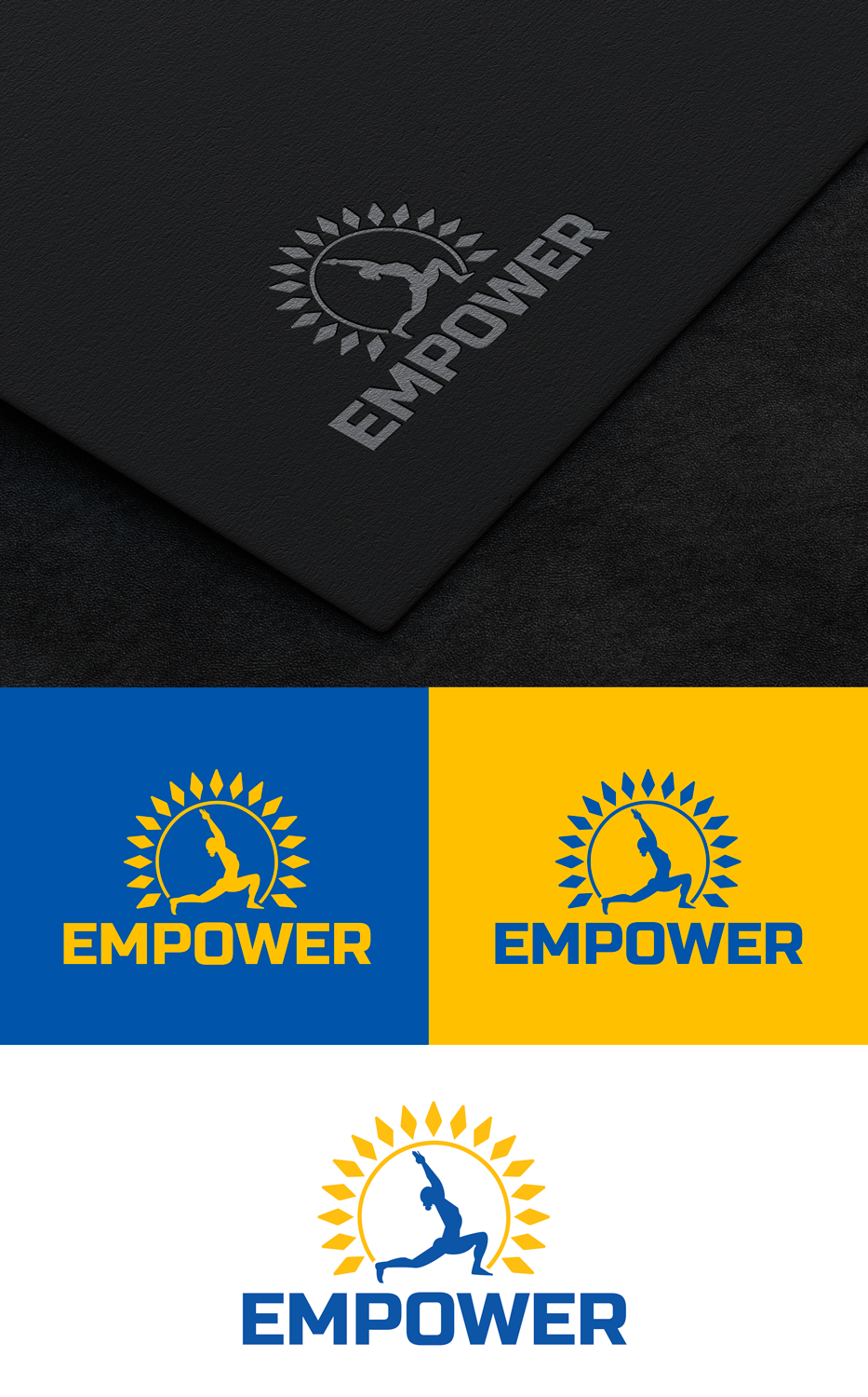 Logo Design by u2square for Empower - Yoga Studio & Community Boutique  | Design #27868870
