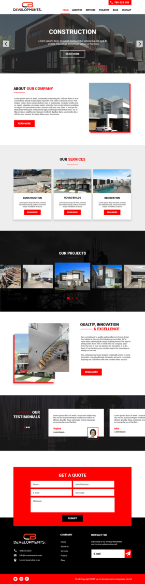 Cb development enterprises pty ltd | Web Design by MAHABA