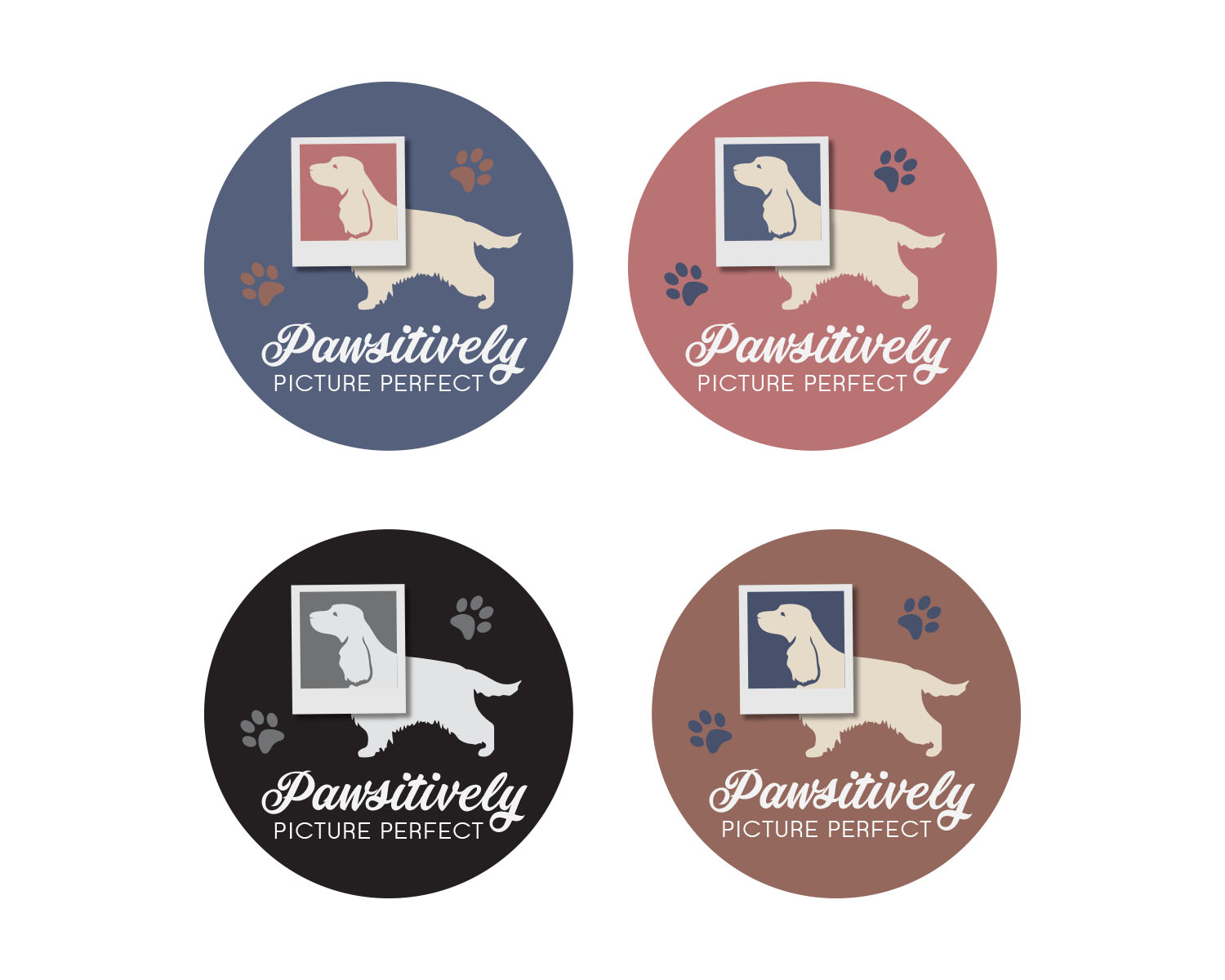 Logo Design by radleon for Pawsitively Picture Perfect Mobile Grooming Spa | Design #27873096