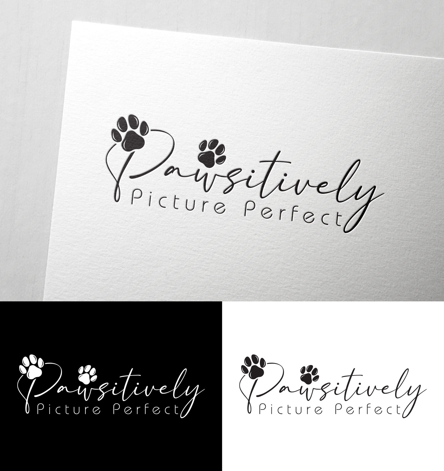 Logo Design by Impressive Solutions for Pawsitively Picture Perfect Mobile Grooming Spa | Design #27872772