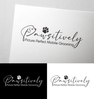 Logo Design by Impressive Solutions for Pawsitively Picture Perfect Mobile Grooming Spa | Design: #27875613