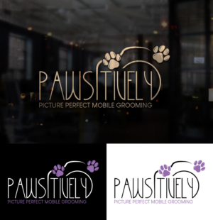 Logo Design by Impressive Solutions for Pawsitively Picture Perfect Mobile Grooming Spa | Design: #27875614