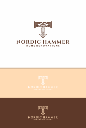 Nordic Hammer Home Renovations  | Diseño de Logo por MASH Std