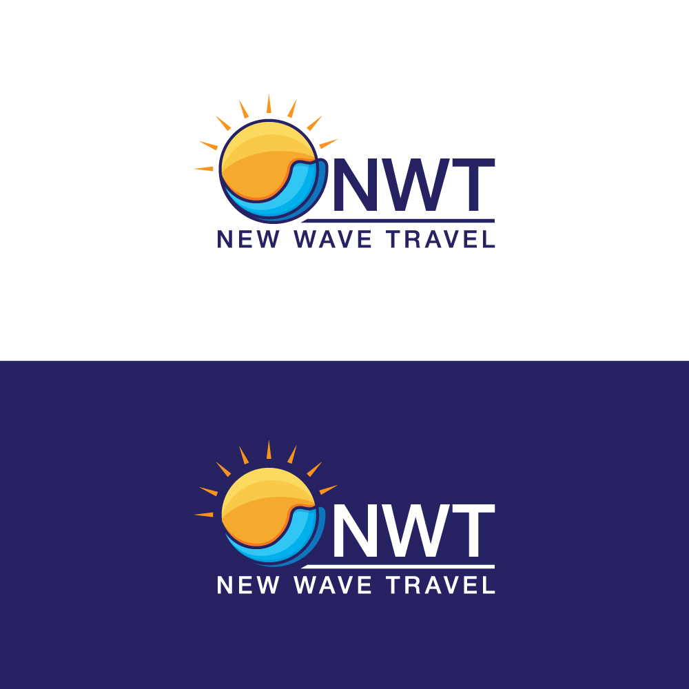 Logo Design by Sujit Banerjee for New Wave Travel | Design #27877306