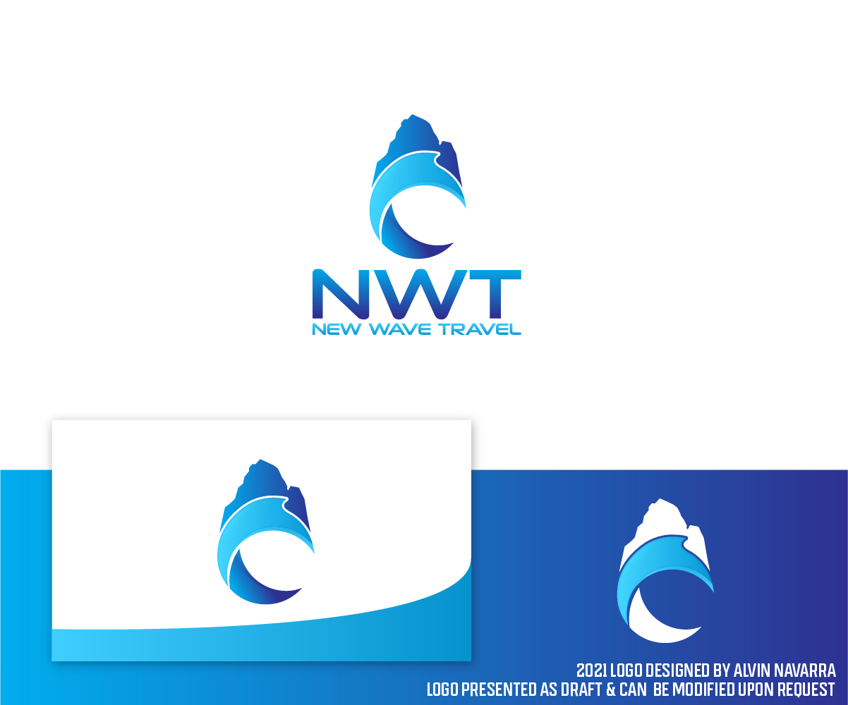 Logo Design by alvinnavarra for New Wave Travel | Design #27876593