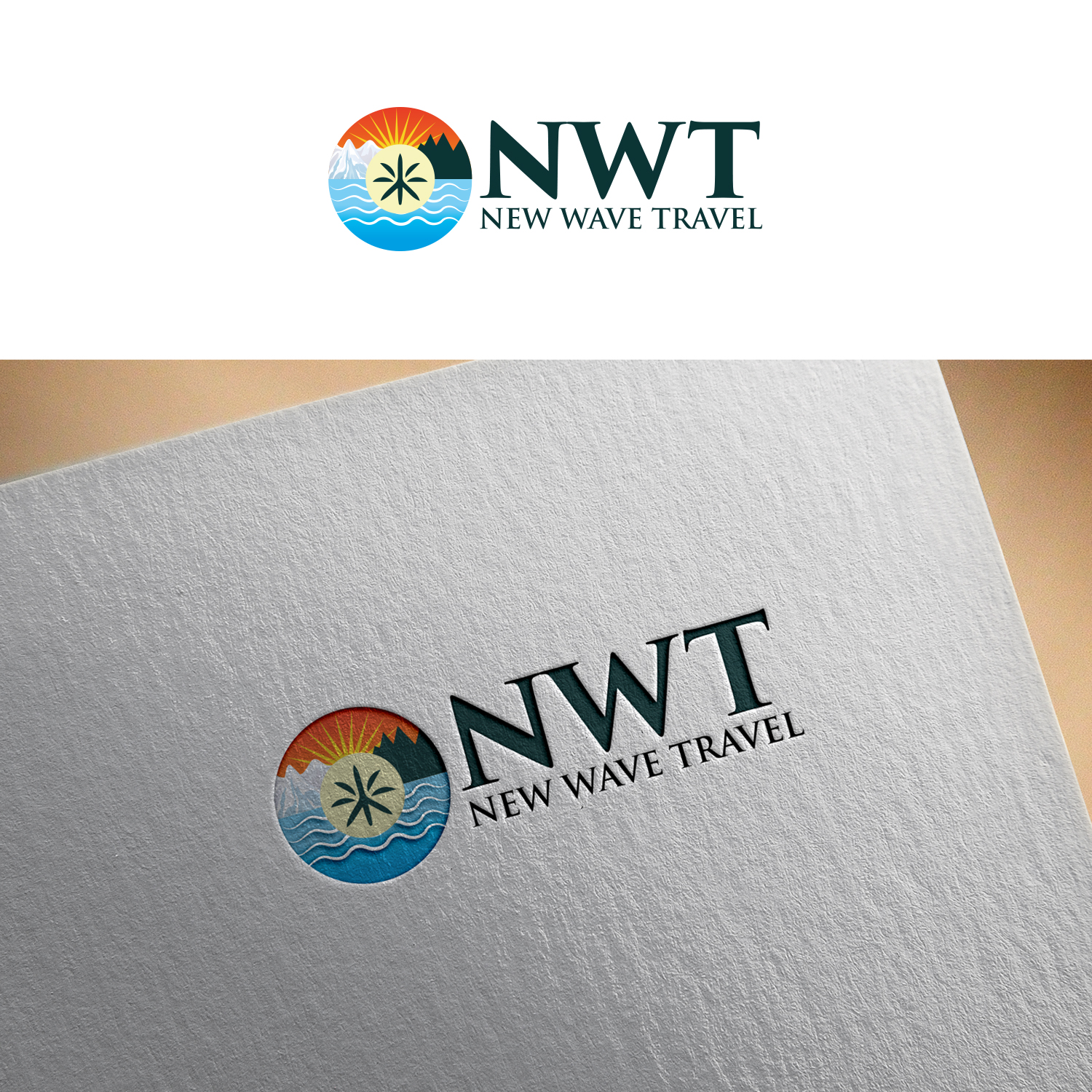 Diseño de Logo por Maxo-Biz para New Wave Travel | Diseño #27881069