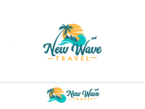 NWT (New Wave Travel) in the logo but doesn't NEED to. | Diseño de Logo por kaatem