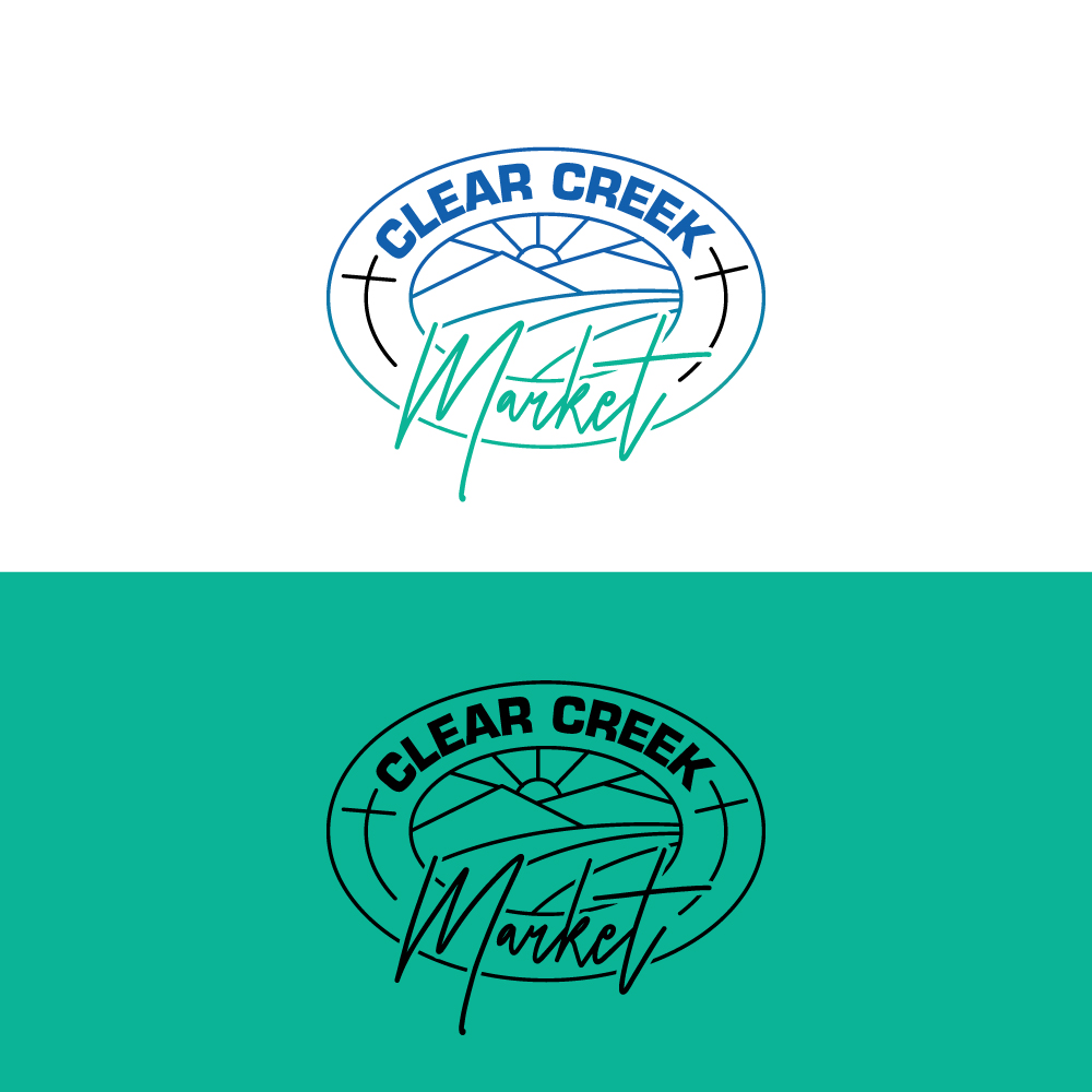 Logo Design by Sujit Banerjee for Clear Creek Market | Design #27872885
