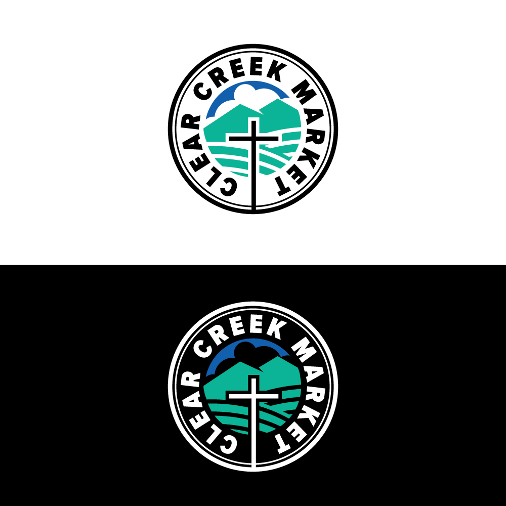 Logo Design by Sujit Banerjee for Clear Creek Market | Design #27872886