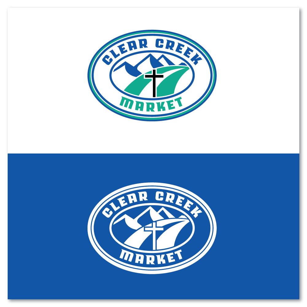 Logo Design by Sujit Banerjee for Clear Creek Market | Design #27872890