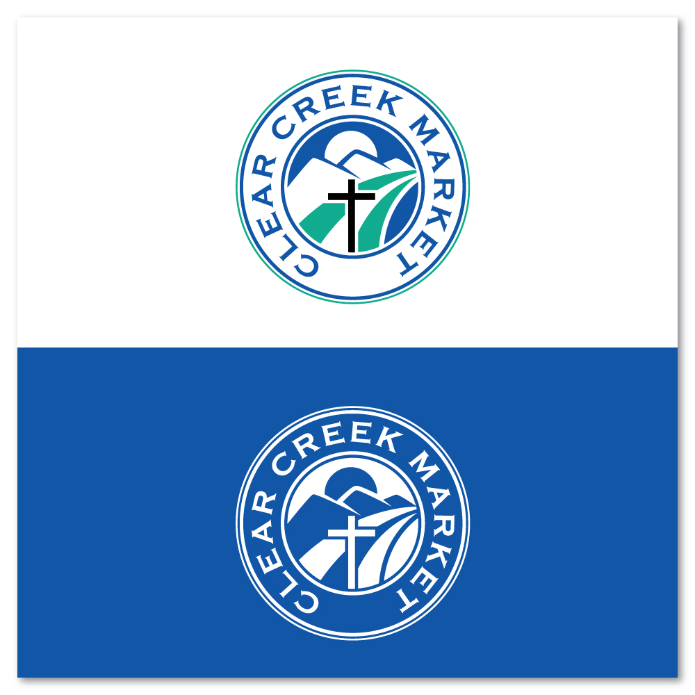 Logo Design by Sujit Banerjee for Clear Creek Market | Design #27872891
