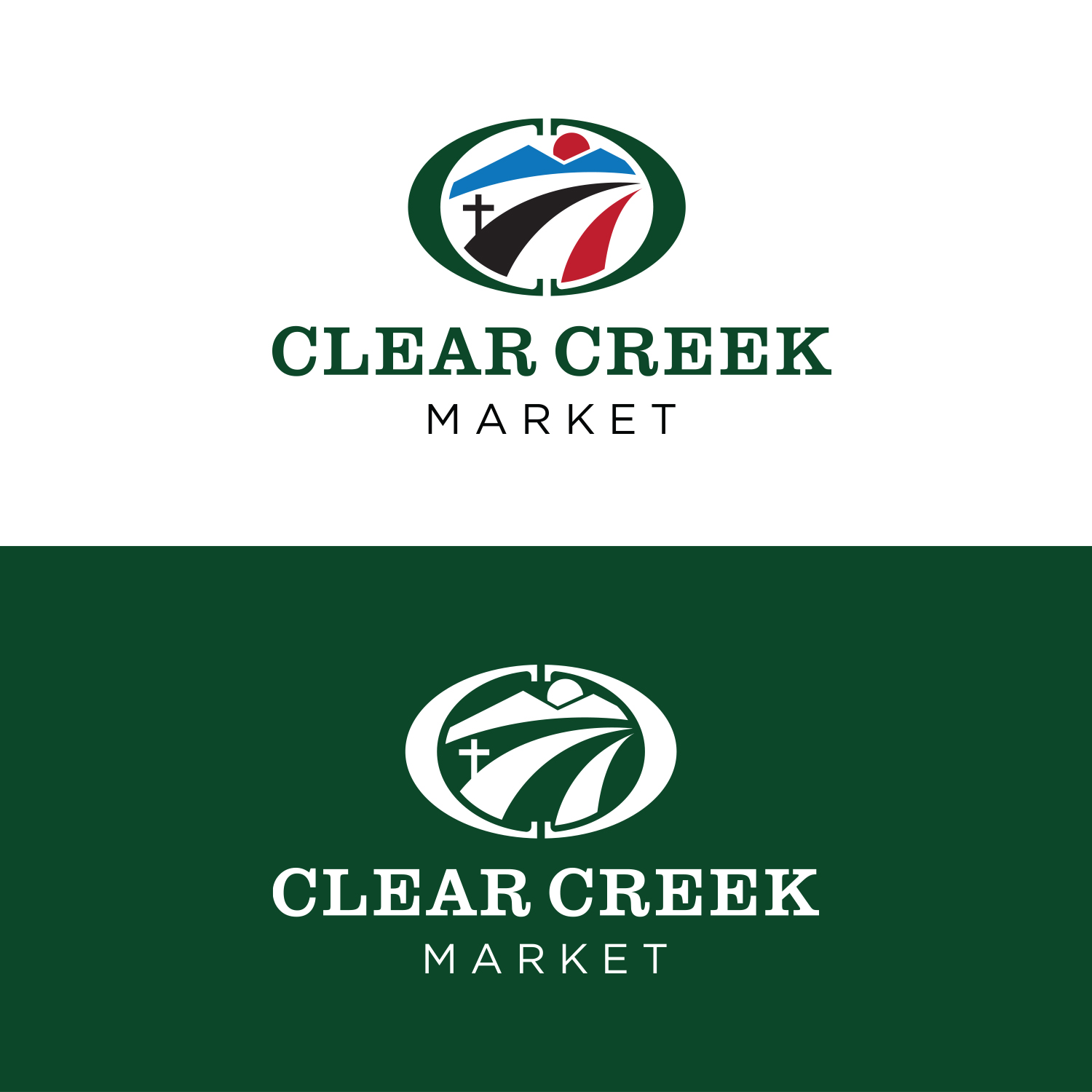 Logo Design by Grafactory for Clear Creek Market | Design #27871061