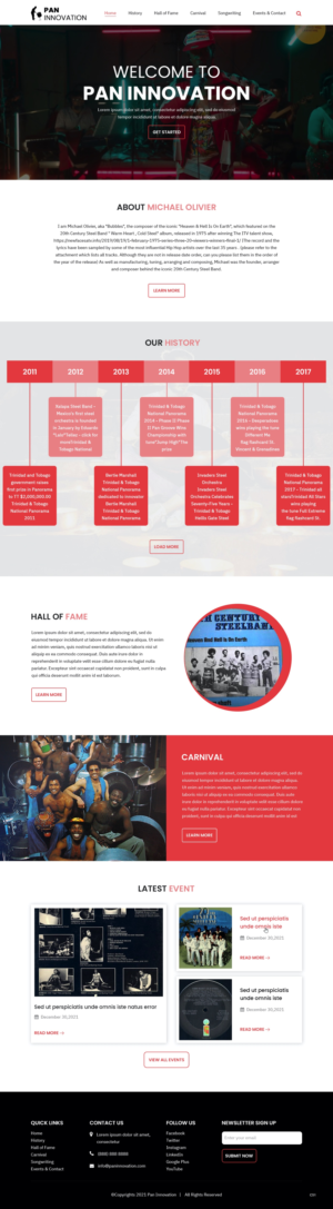 Web Design by pb for The Comic Alchemist Limited | Design: #27882777
