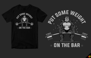T-shirt Design by Uprinteez for Abundant Strength training apparel | Design: #27876985