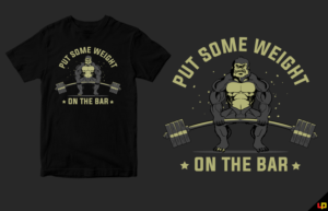 T-shirt Design by Uprinteez for Abundant Strength training apparel | Design: #27876986