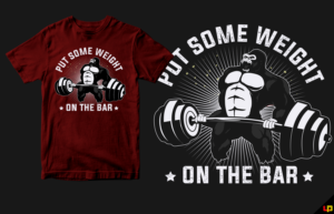 T-shirt Design by Uprinteez for Abundant Strength training apparel | Design: #27886650