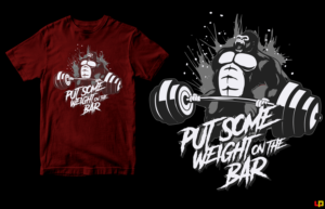 T-shirt Design by Uprinteez for Abundant Strength training apparel | Design: #27886693