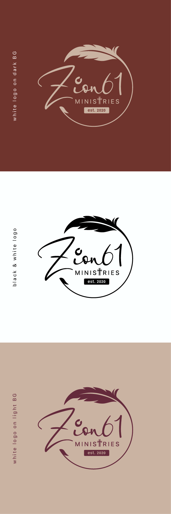 Logo Design by Lammy for Zion 61 ministries | Design #27905851