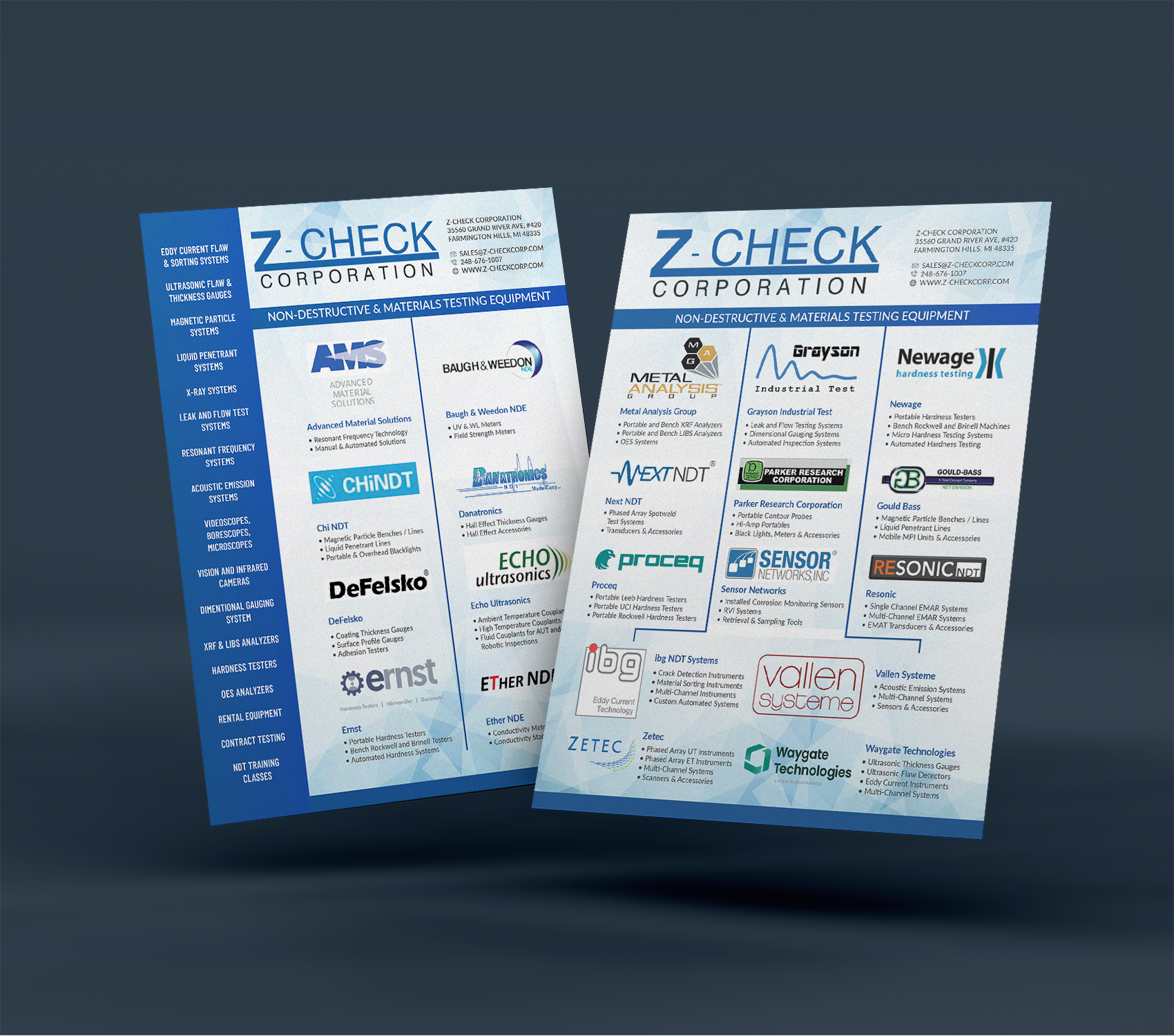 Diseño de Menú por Deziners Zone para Z-Check Corporation | Diseño #27883004