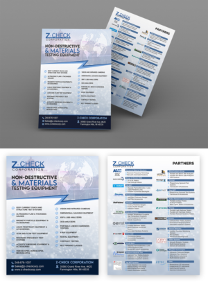 2 Sided Product Line Card