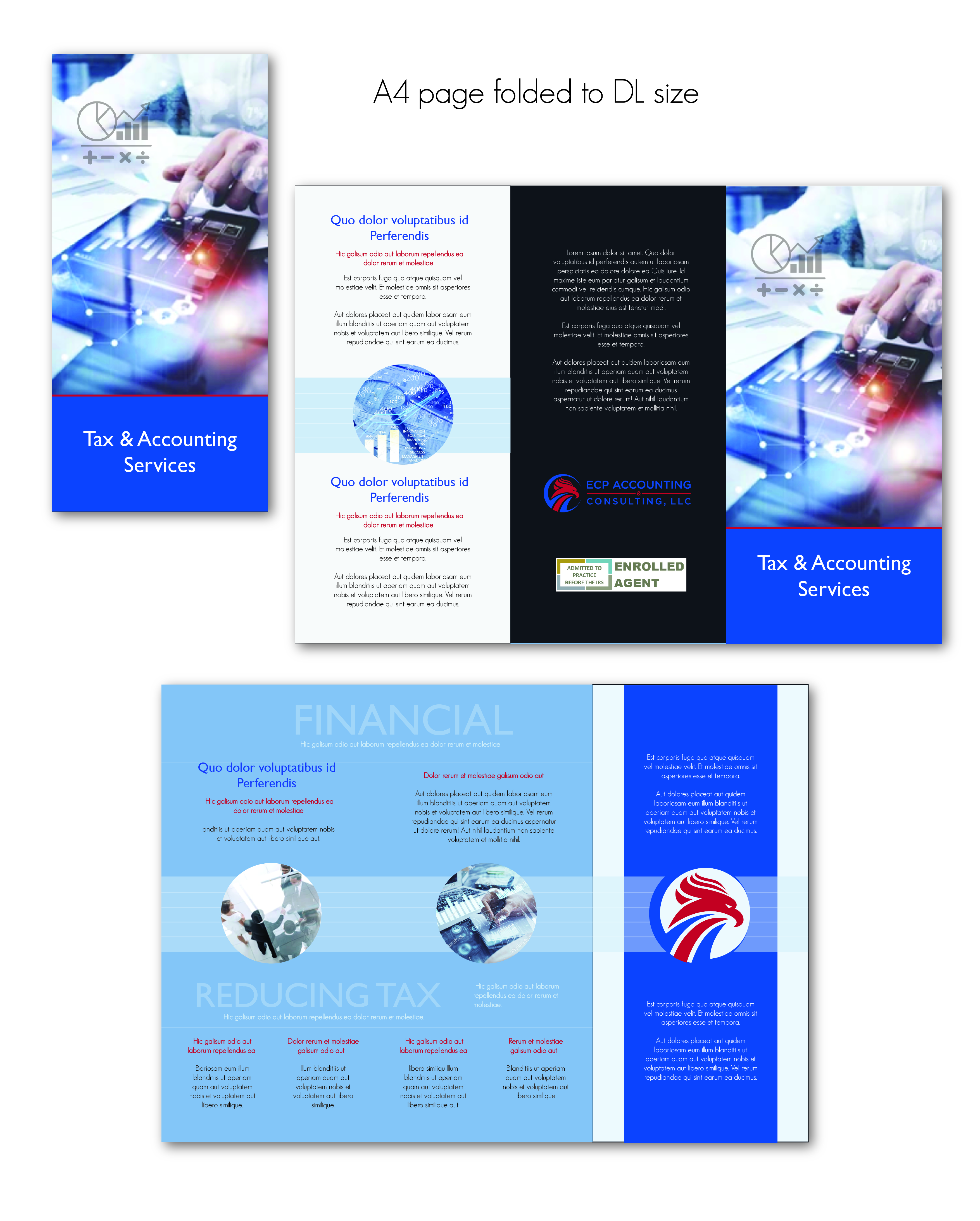 Brochure Design by DaleenSmit for ECP Accounting & Consulting, LLC | Design #27874556