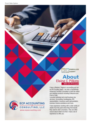 Brochure Design by yugcreativeart for ECP Accounting & Consulting, LLC | Design: #27905170