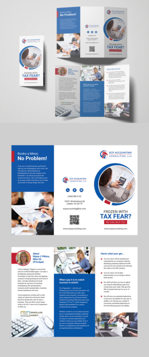 Brochure Design by Deepak_9_Malhotra for ECP Accounting & Consulting, LLC | Design: #27917231