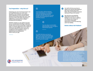 Brochure Design by emoblack989 for ECP Accounting & Consulting, LLC | Design: #27879867