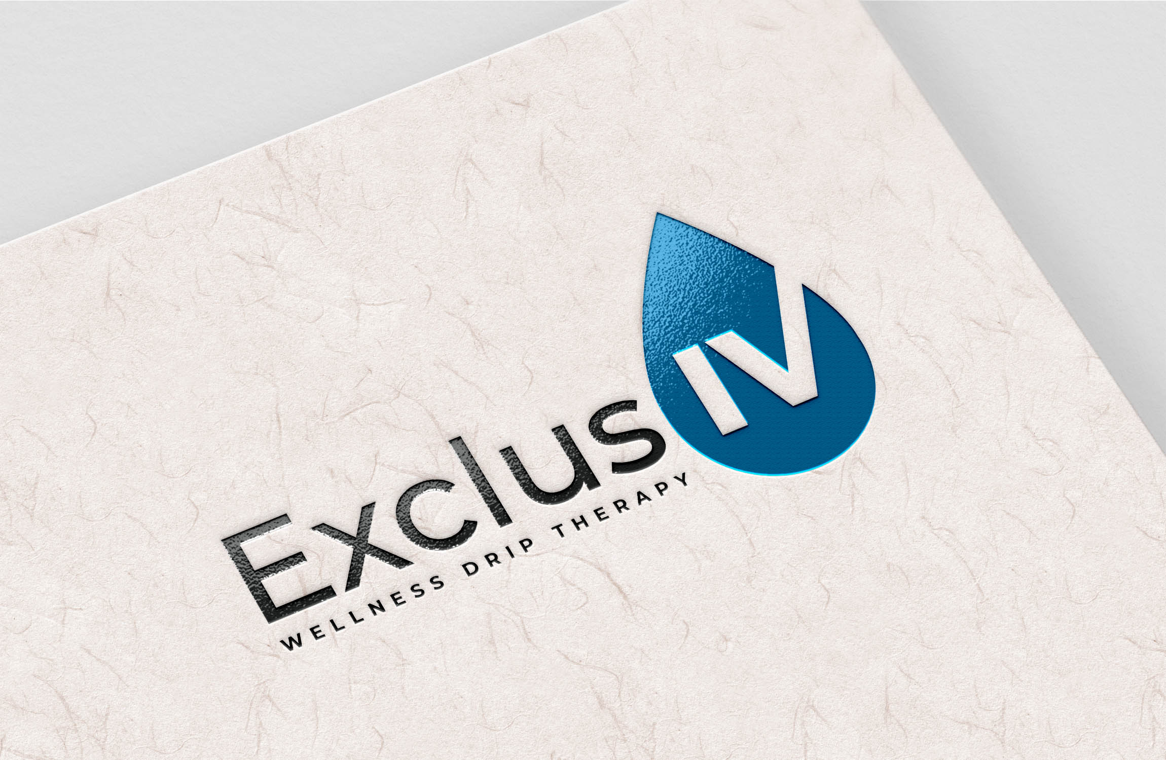 Logo Design by Fezy Design Studio for ExclusIV Wellness Drip Therapy | Design #27885920