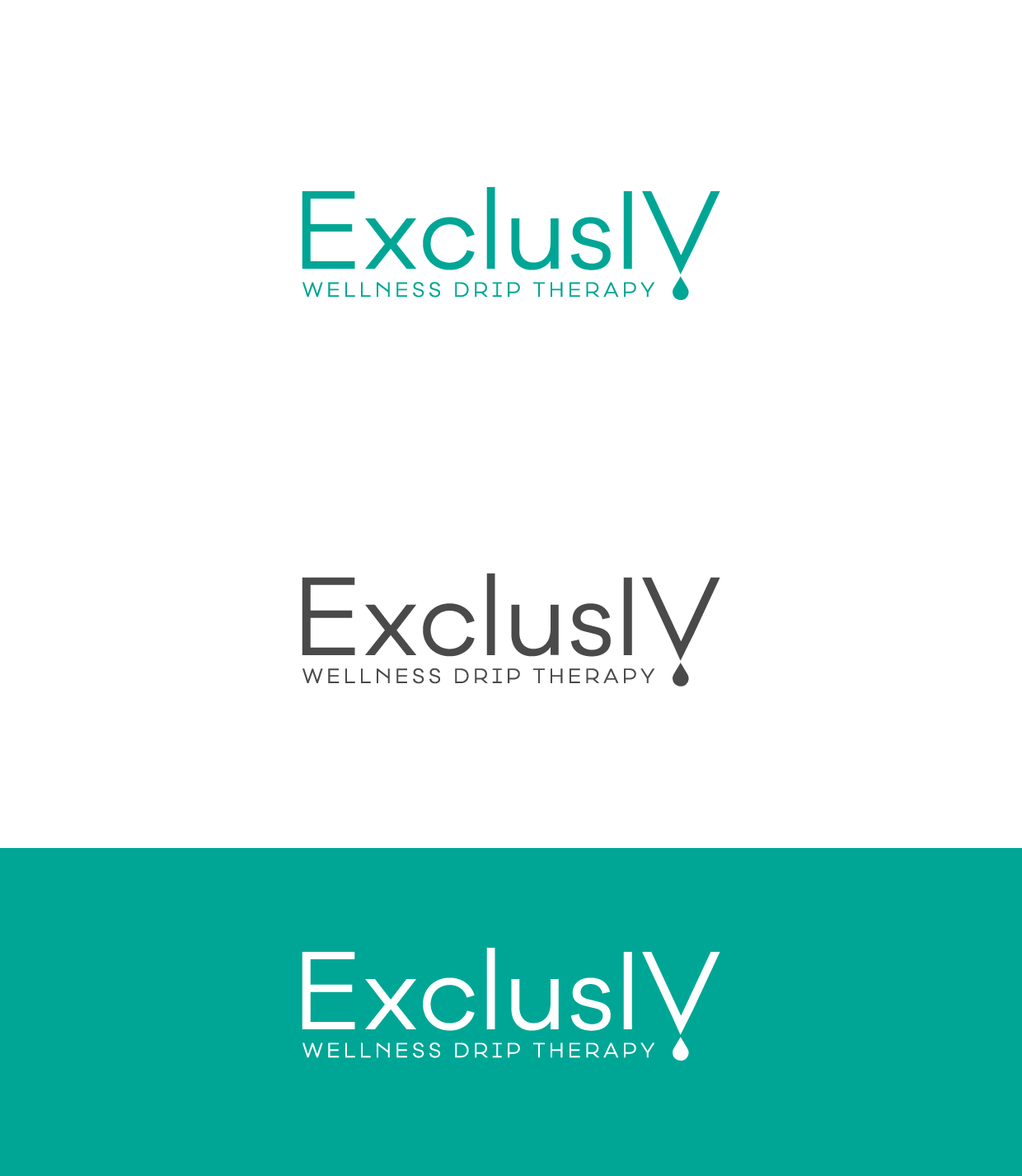 Diseño de Logo por ashantha para ExclusIV Wellness Drip Therapy | Diseño #27894179
