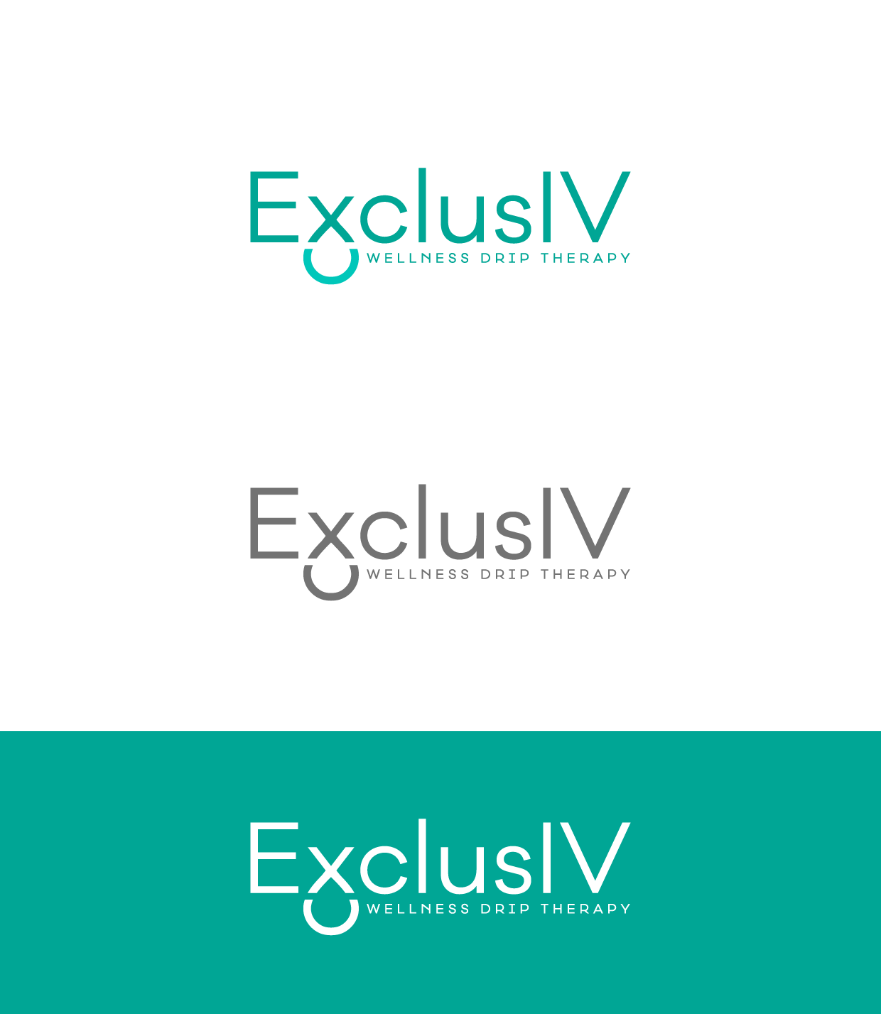 Logo Design by ashantha for ExclusIV Wellness Drip Therapy | Design #27894181