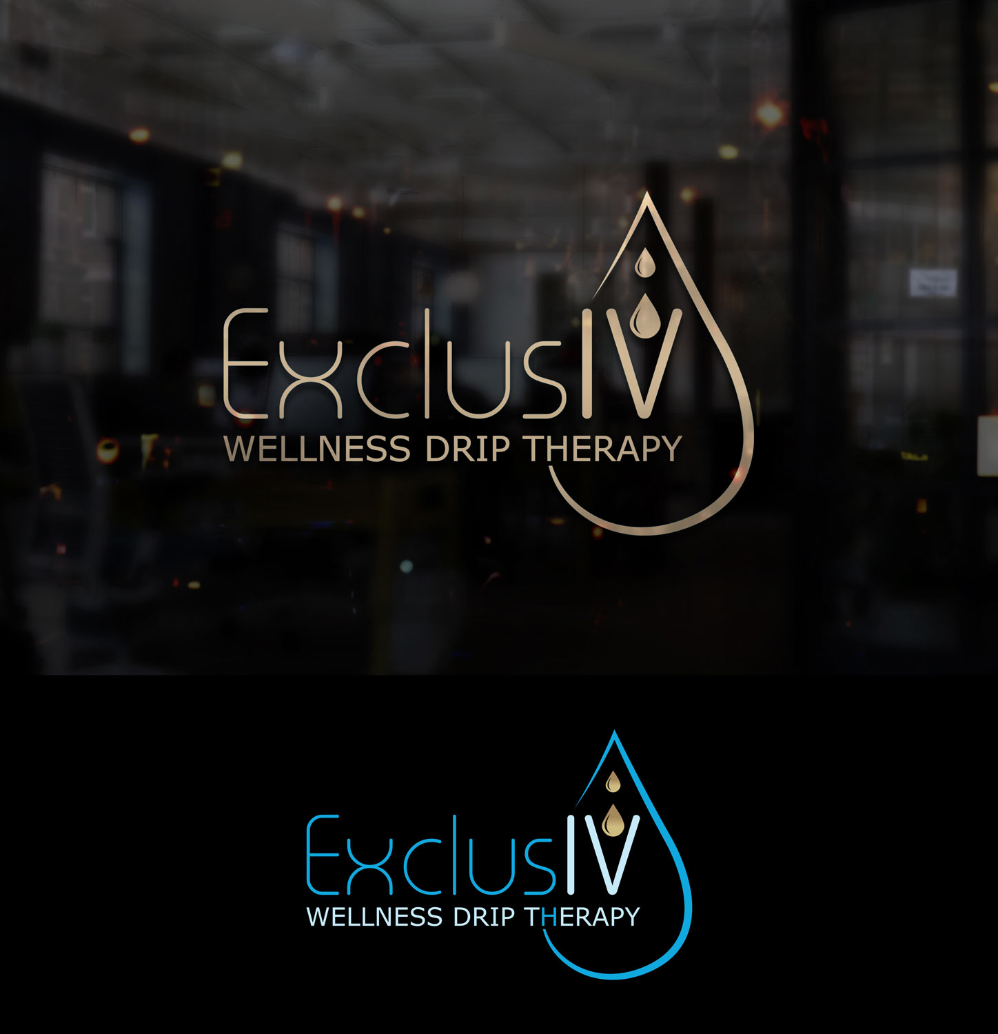 Logo Design by Impressive Solutions for ExclusIV Wellness Drip Therapy | Design #27890082