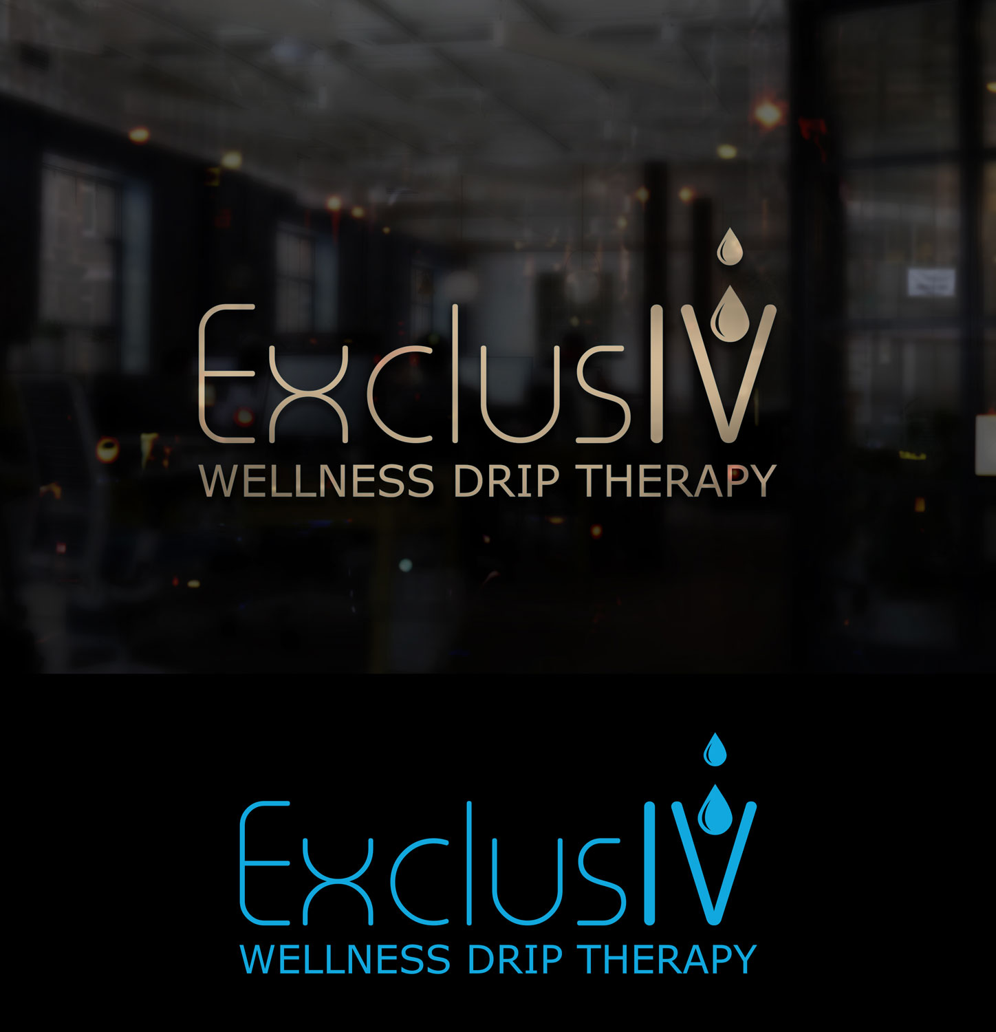 Logo Design by Impressive Solutions for ExclusIV Wellness Drip Therapy | Design #27900717