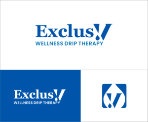 Logo Design by Udaya G for ExclusIV Wellness Drip Therapy | Design: #27899079