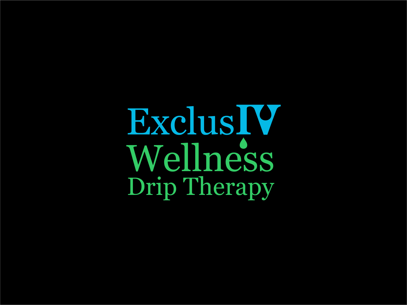 Logo Design by BNdesigner for ExclusIV Wellness Drip Therapy | Design #27879710