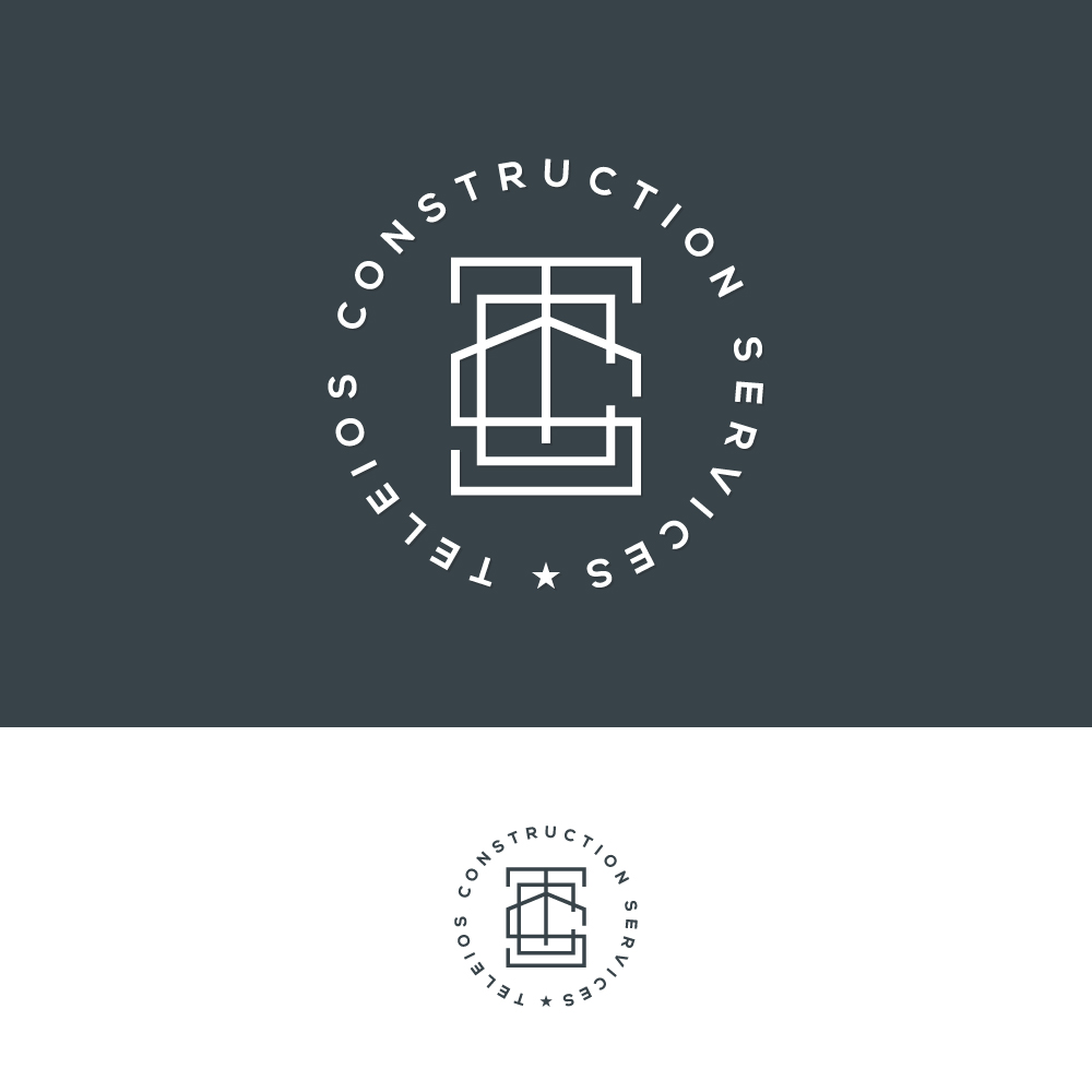 Logo Design by Sujit Banerjee for Teleios Construction Services | Design #27877376