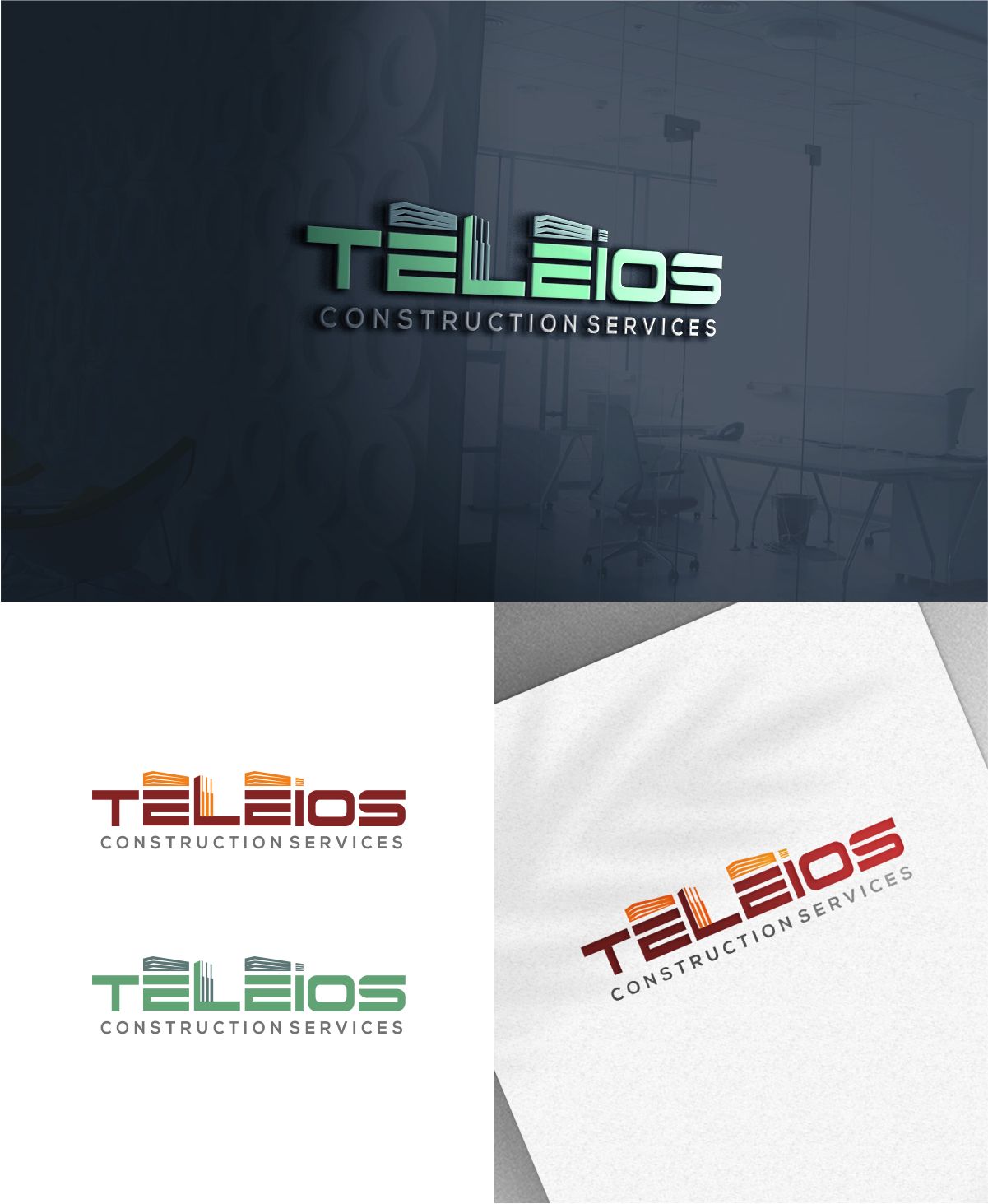 Design de Logo par Dave Paresh pour Teleios Construction Services | Design #27893726