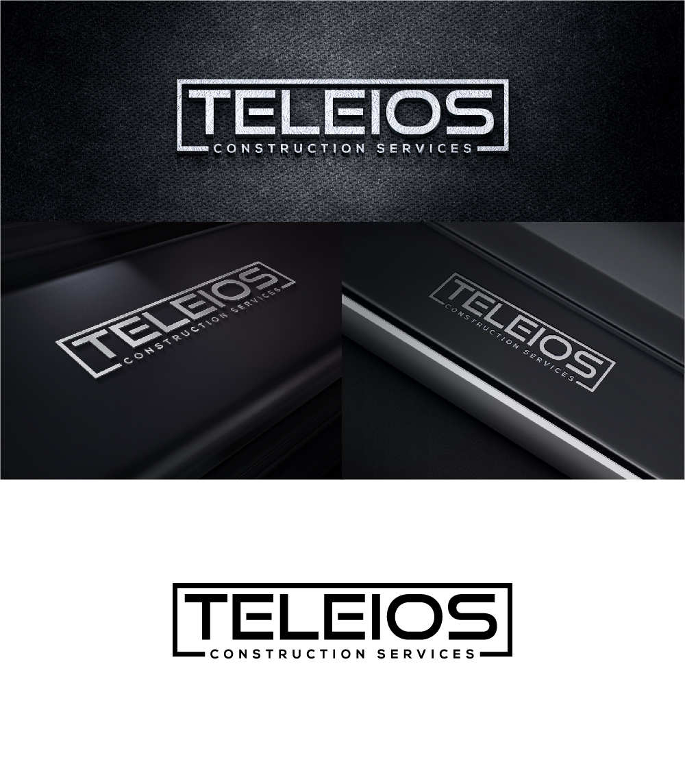Logo Design by AlphabetZero.com for Teleios Construction Services | Design #27885320