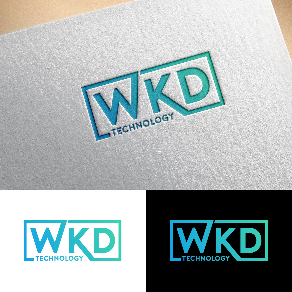 Logo Design by Rueell Artss for WKD Technologies | Design #27884201
